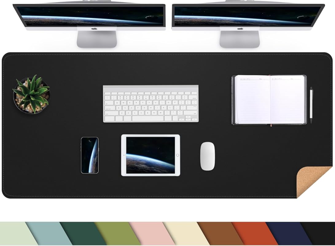 AFIING Large Non-Slip Desk Mat