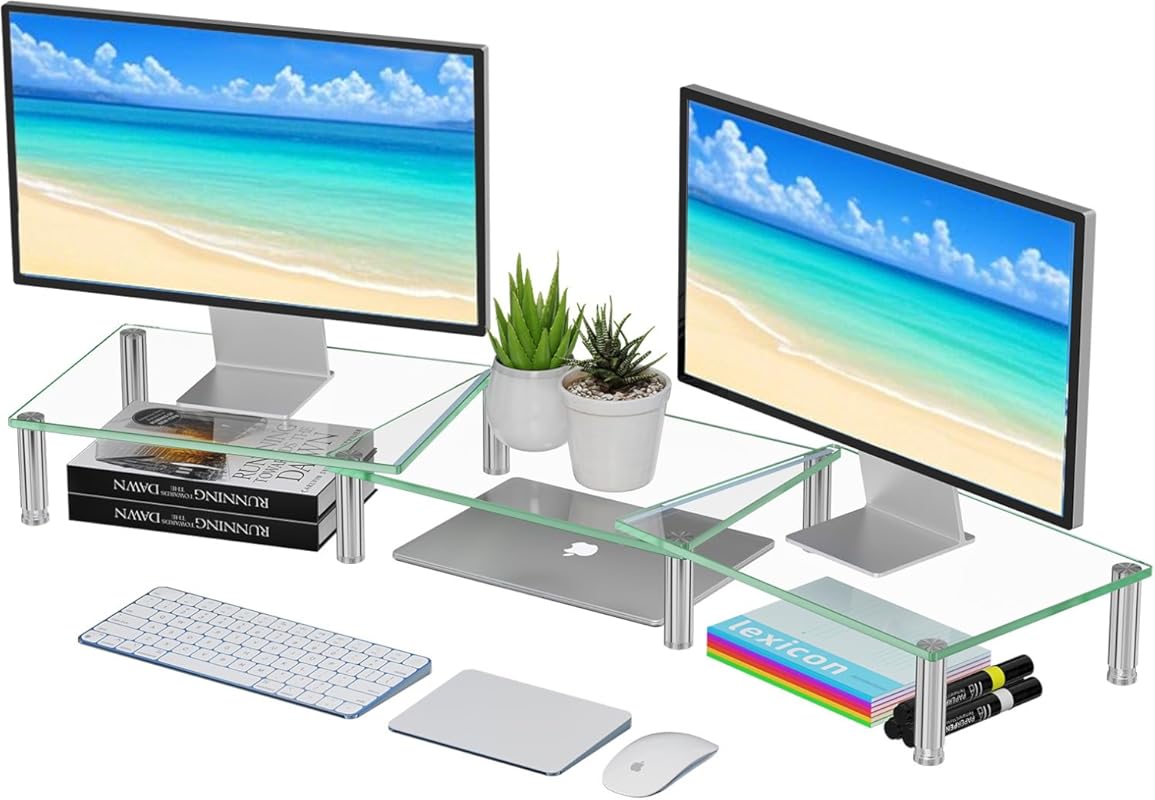 Simple Trending Dual Monitor Stand Riser