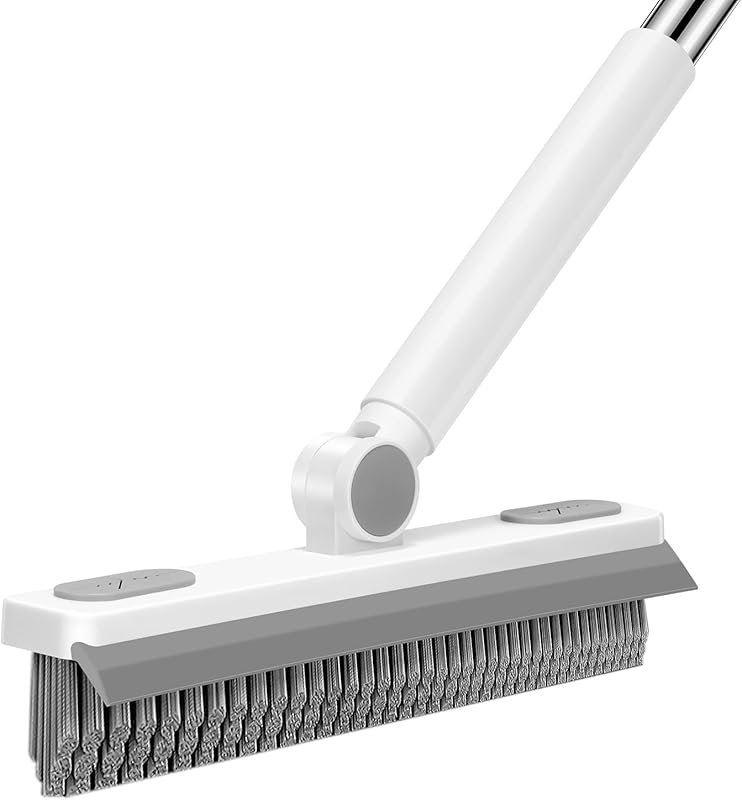 SetSail Grout Cleaner Brush with Long Handle, Swivel V-Shape Stiff Bri