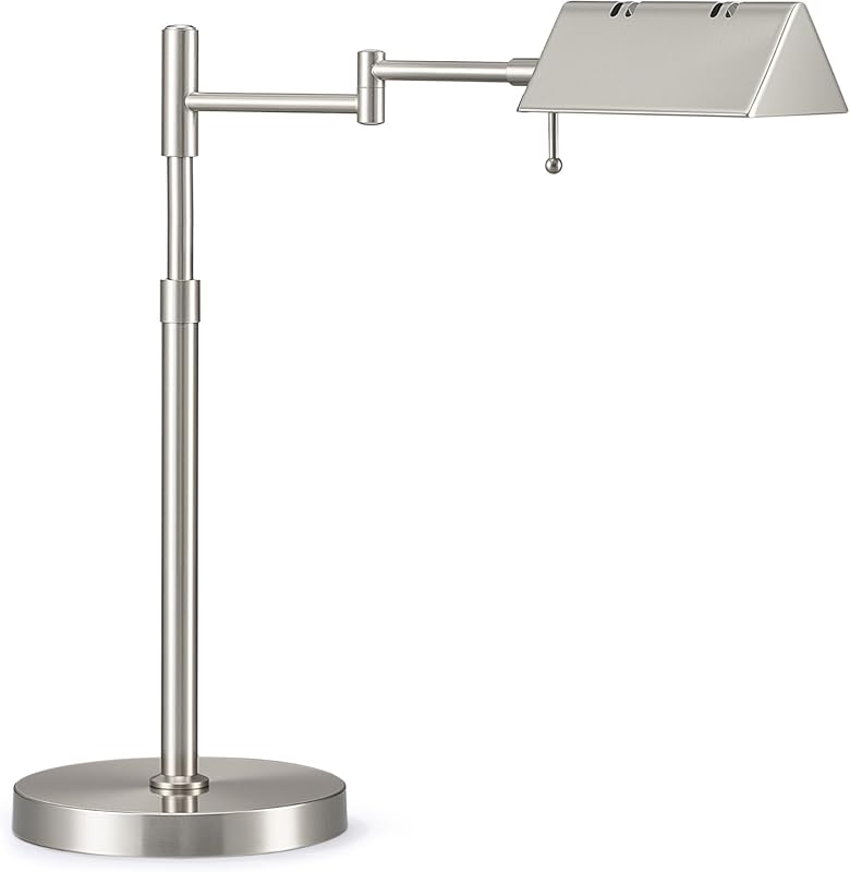 Adjustable Industrial Style LED Desk Lamp, Dimmable Metal Table Lamp f