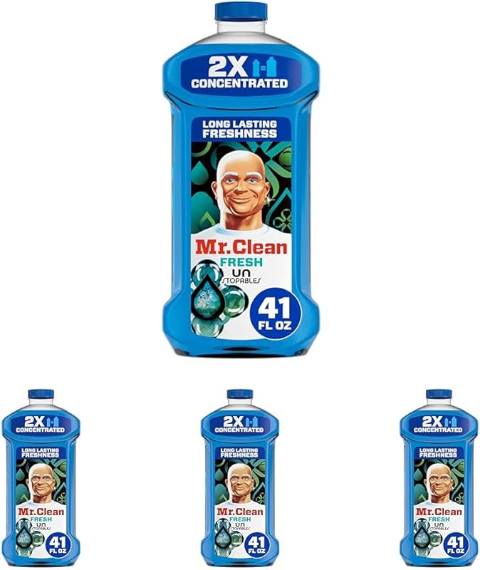 Mr. Clean All Purpose Cleaner, Floor Cleaner for Mopping Home, Bathroo