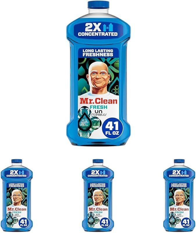 Mr. Clean All Purpose Cleaner, Floor Cleaner for Mopping Home, Bathroo
