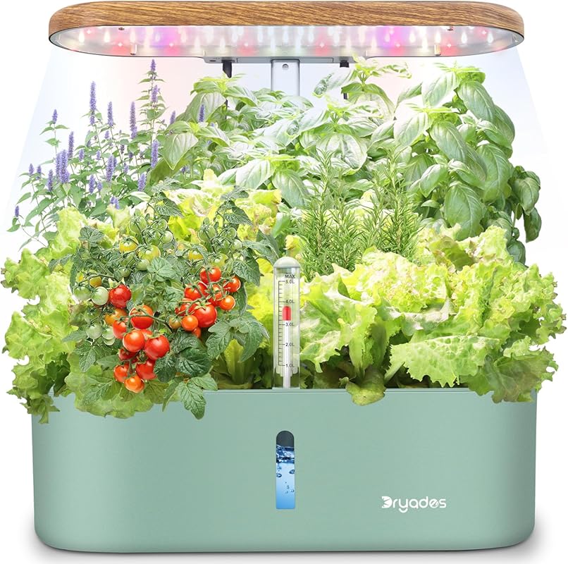 Hydroponics Growing System Indoor Garden, 12 Pods Herb Kit with LED Gr