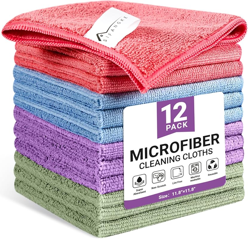 Multi-Color Microfiber Cleaning Cloths