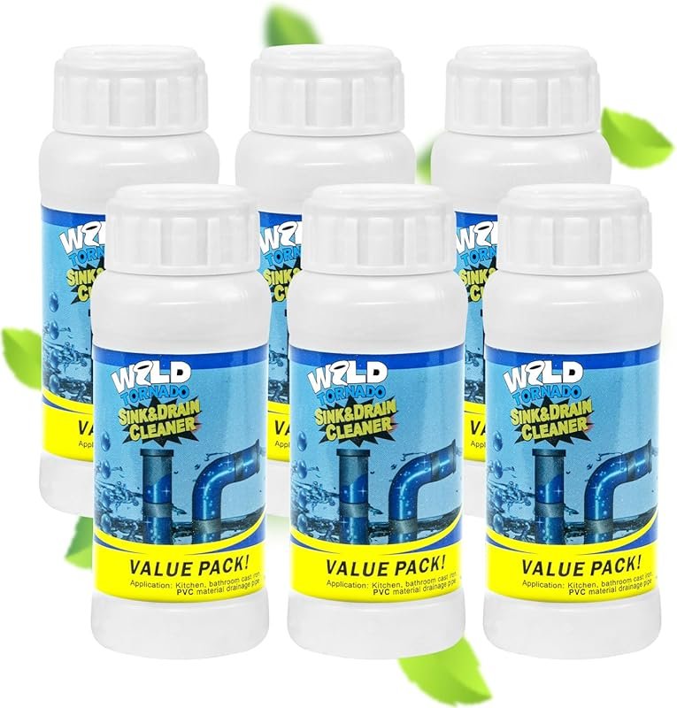 Wild Tornado Drain Cleaner Powder for Sinks and Toilets - Kitchen Unbl