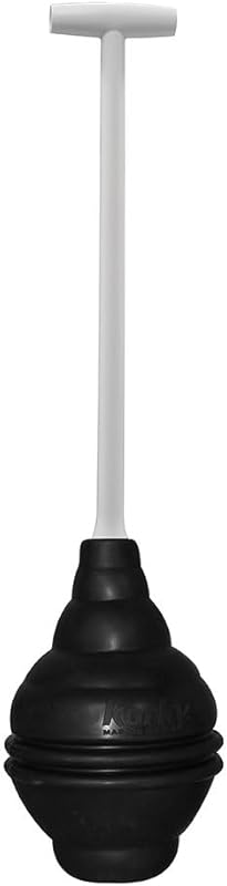 Beehive Max Universal Toilet Plunger for Low Flow Toilets with Easy Gr