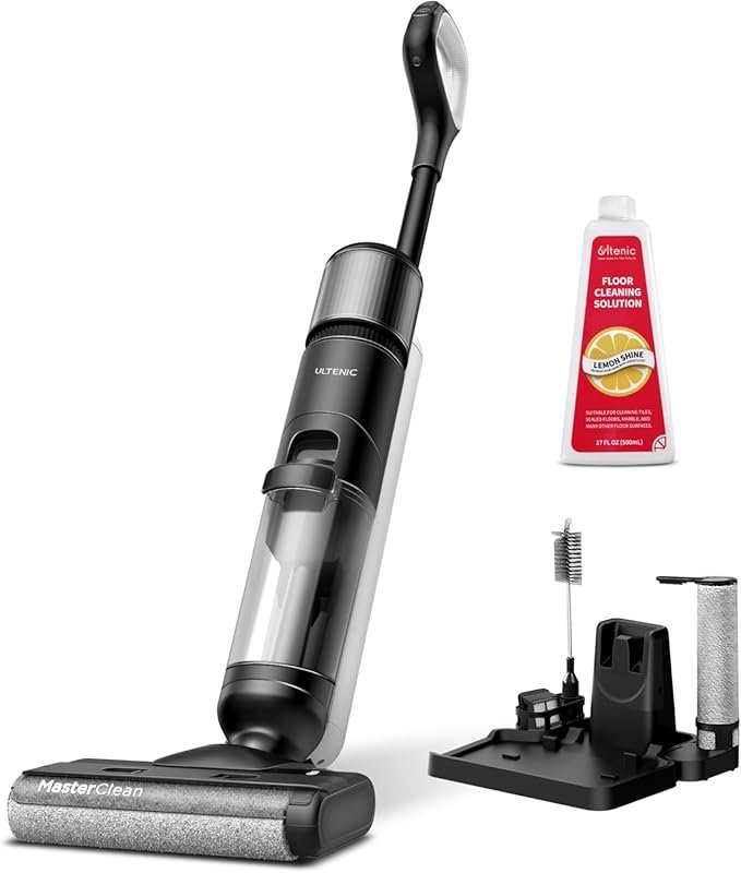 Ultenic Cordless Wet Dry Vacuum Mop Combo with Self-Cleaning for Hard