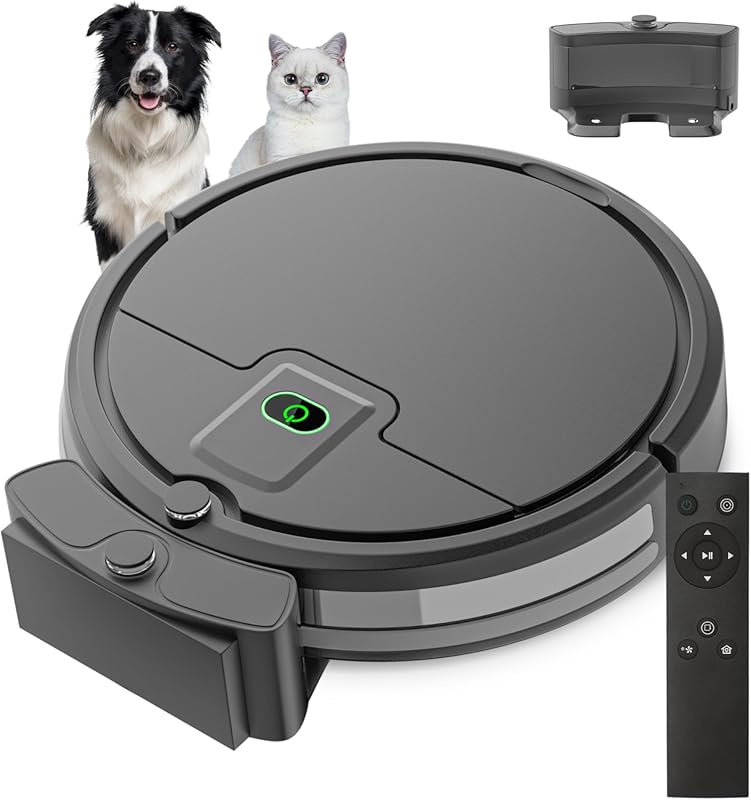 ENCHE Robot Vacuum Cleaner with 2900Pa Suction and Quiet Self-Charging