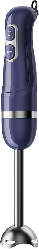 Corded Immersion Blender Handheld with 2 Speeds and Stainless Steel Bl