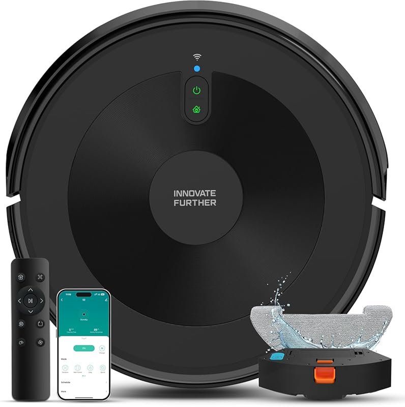 Quiet 3-in-1 Robot Vacuum and Mop with 4000Pa Suction and Alexa Contro