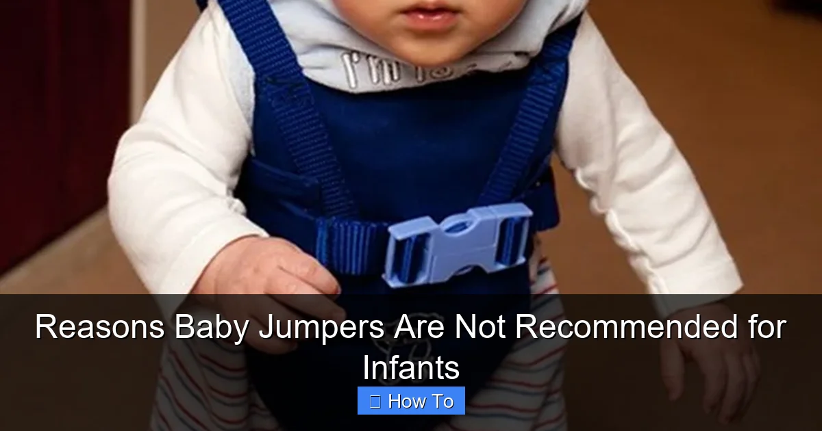 Reasons Baby Jumpers Are Not Recommended for Infants