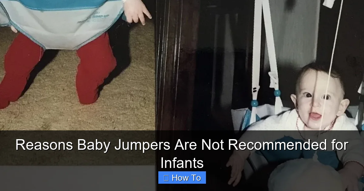 Reasons Baby Jumpers Are Not Recommended for Infants