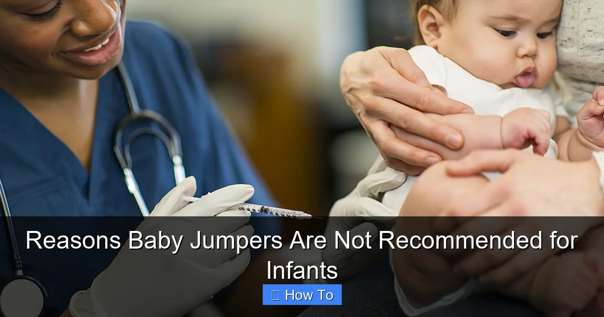 Reasons Baby Jumpers Are Not Recommended for Infants