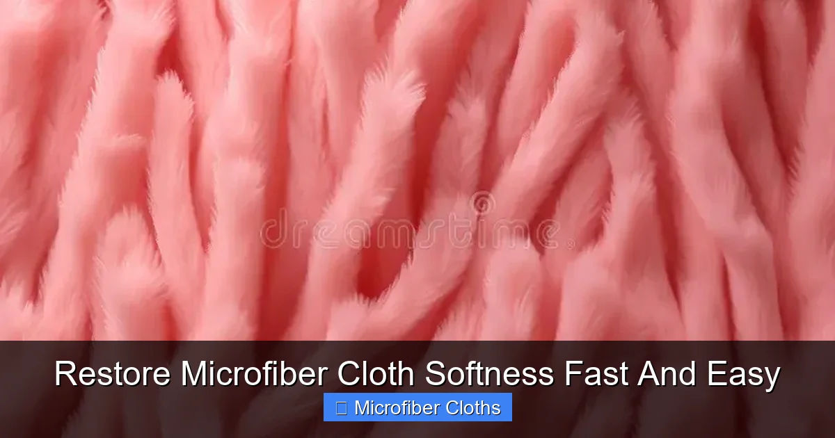 Restore Microfiber Cloth Softness Fast And Easy