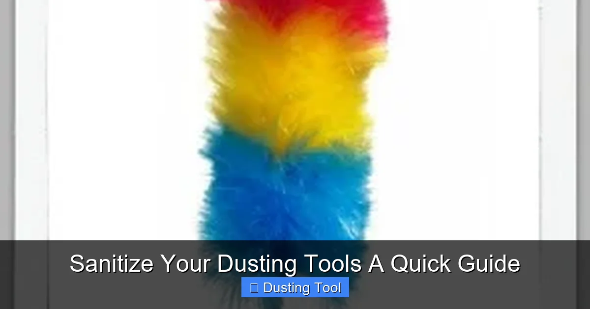 Sanitize Your Dusting Tools A Quick Guide