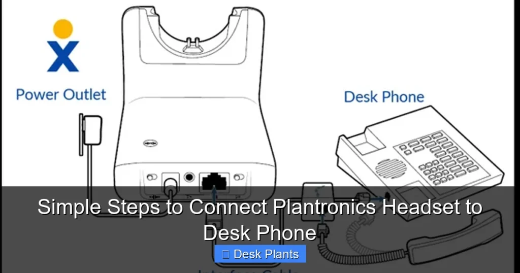 Simple Steps to Connect Plantronics Headset to Desk Phone