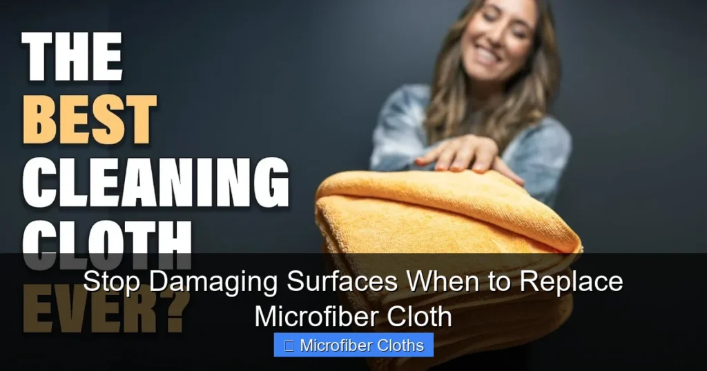 Stop Damaging Surfaces When to Replace Microfiber Cloth