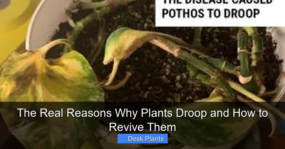 The Real Reasons Why Plants Droop and How to Revive Them