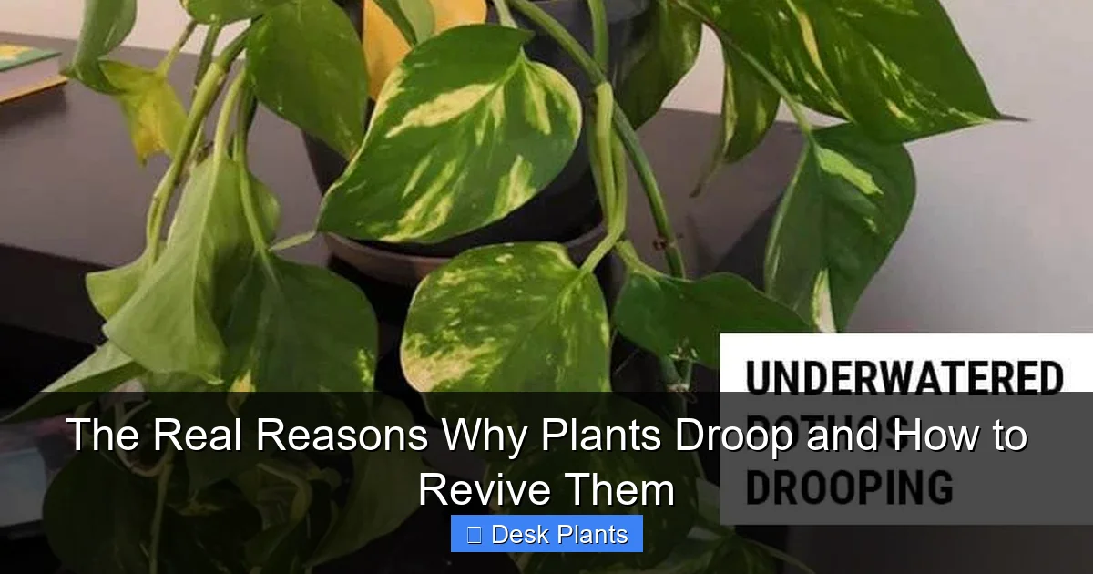 The Real Reasons Why Plants Droop and How to Revive Them