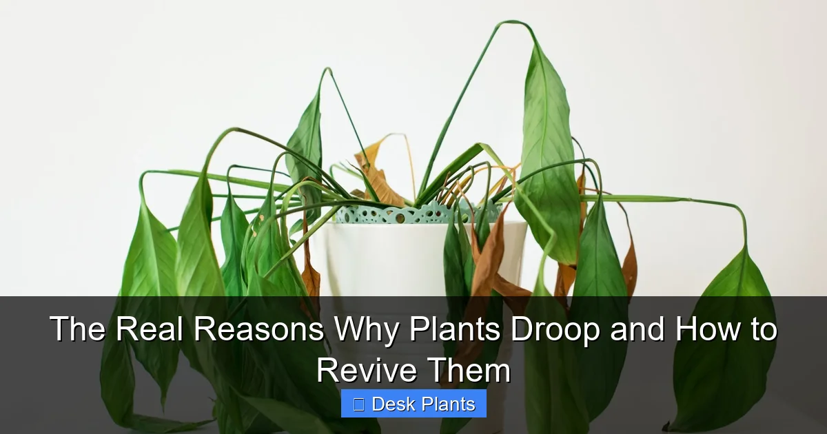 The Real Reasons Why Plants Droop and How to Revive Them