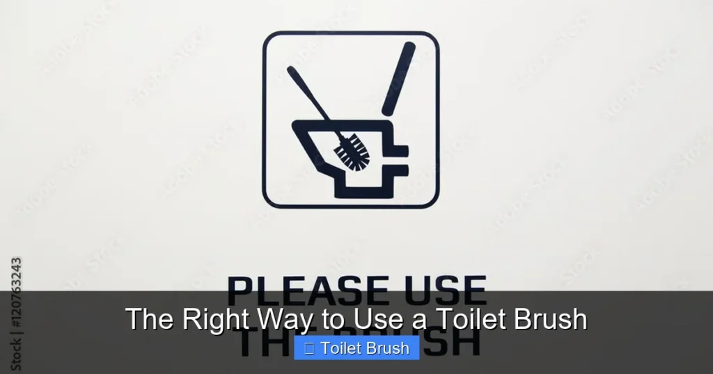 The Right Way to Use a Toilet Brush