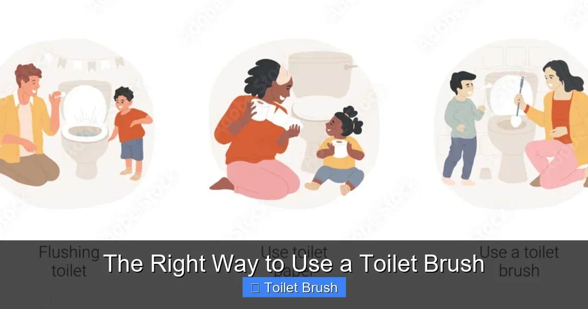The Right Way to Use a Toilet Brush