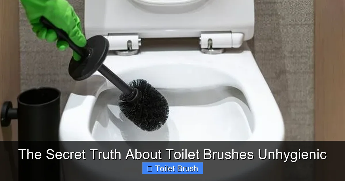 The Secret Truth About Toilet Brushes Unhygienic