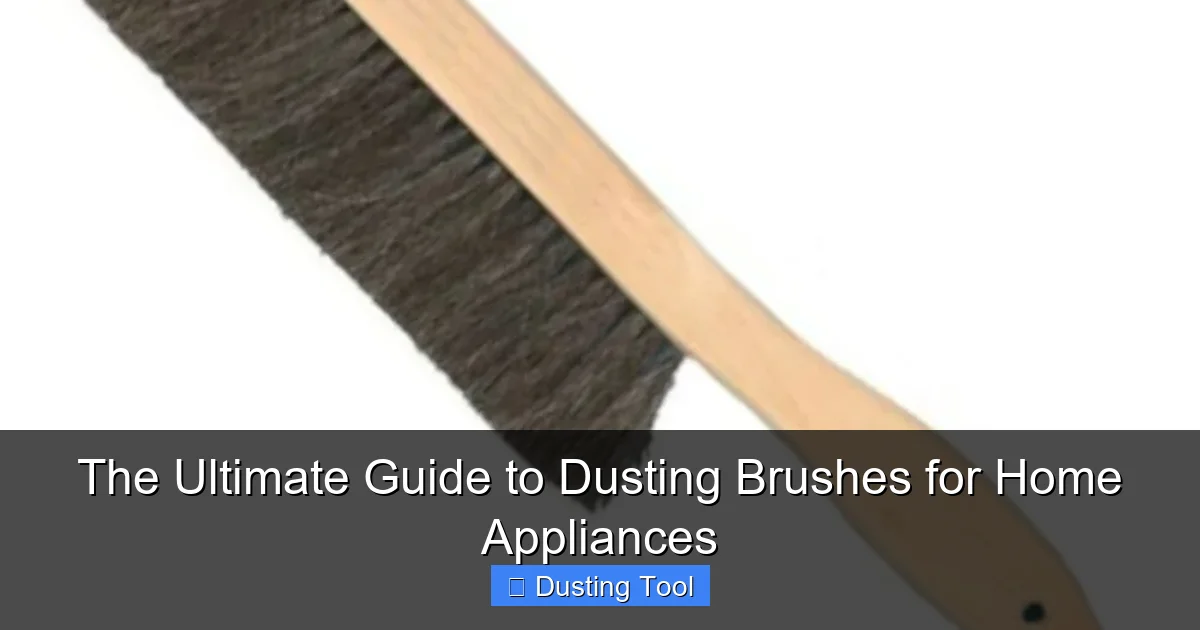 The Ultimate Guide to Dusting Brushes for Home Appliances