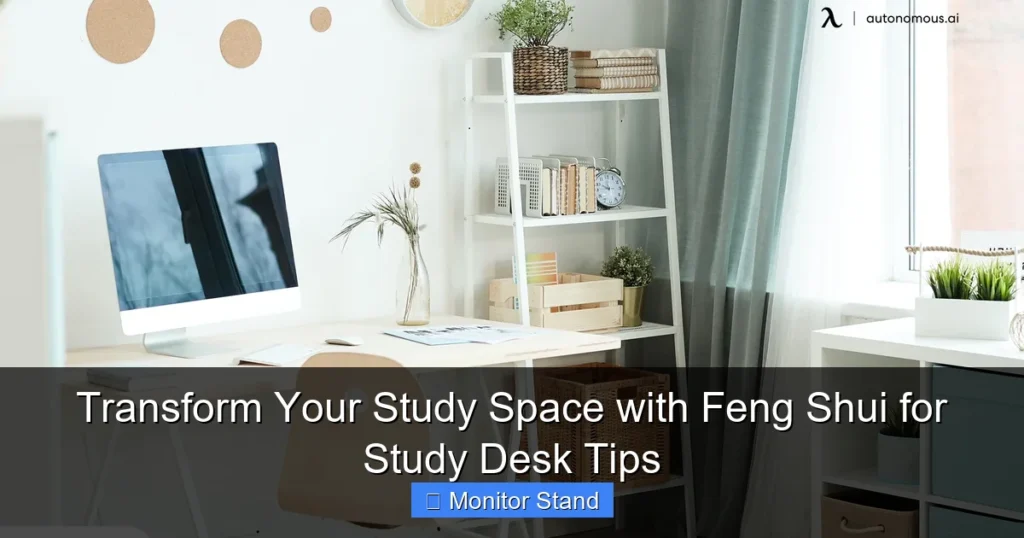 Transform Your Study Space with Feng Shui for Study Desk Tips