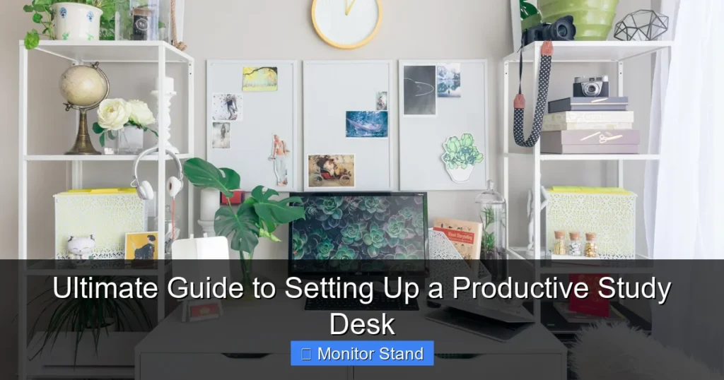 Ultimate Guide to Setting Up a Productive Study Desk