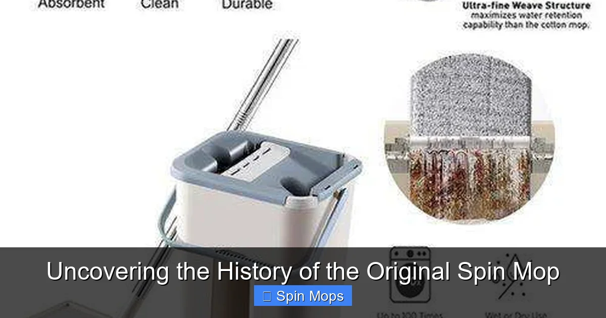 Uncovering the History of the Original Spin Mop