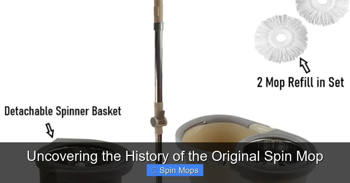 Uncovering the History of the Original Spin Mop