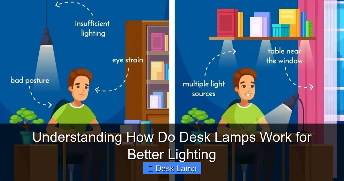 Understanding How Do Desk Lamps Work for Better Lighting