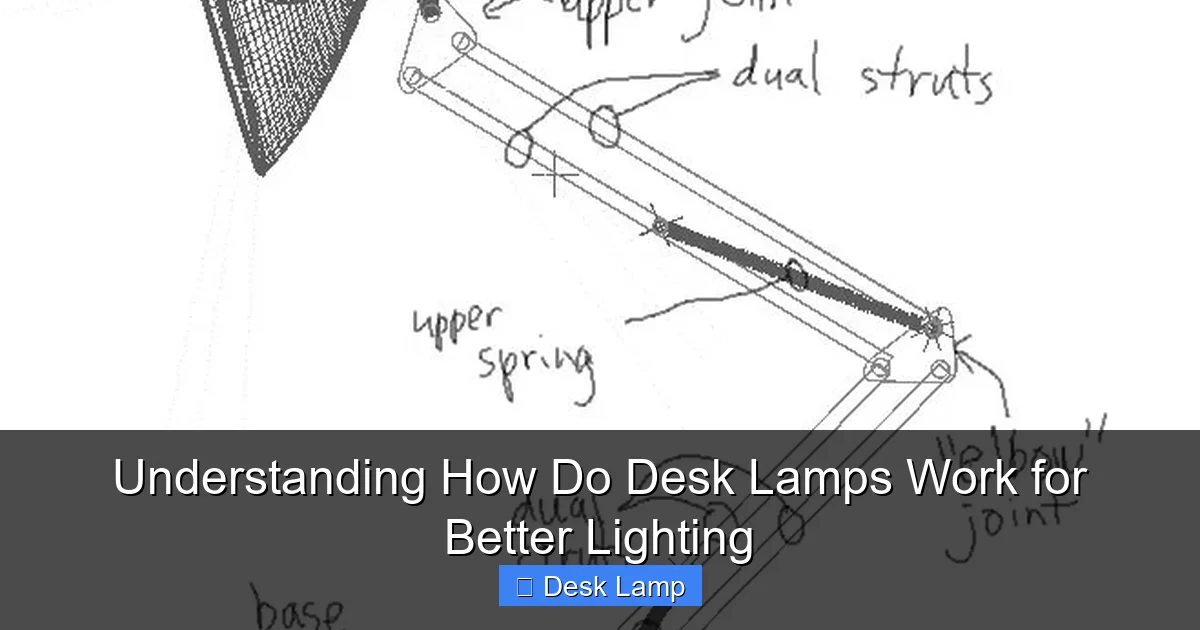 Understanding How Do Desk Lamps Work for Better Lighting