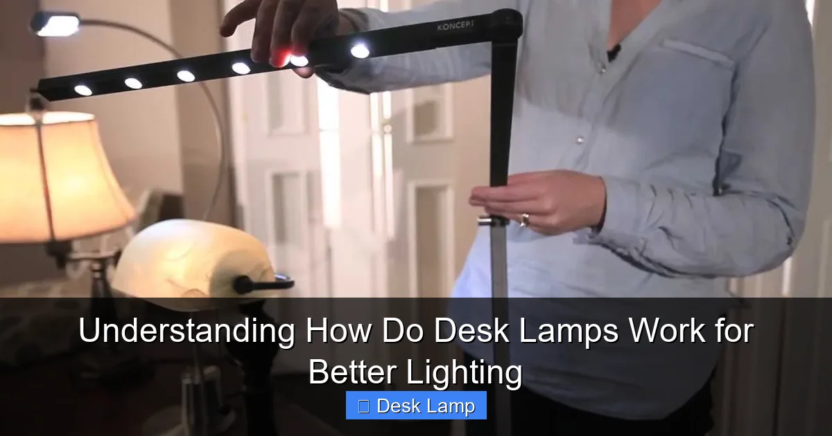 Understanding How Do Desk Lamps Work for Better Lighting