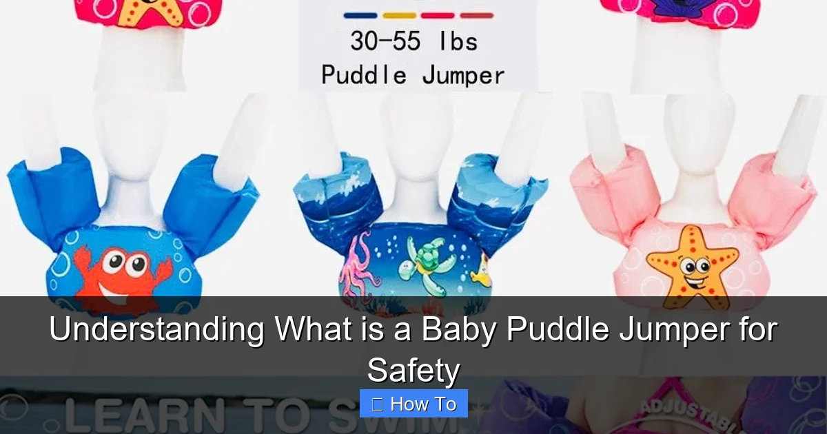 Understanding What is a Baby Puddle Jumper for Safety