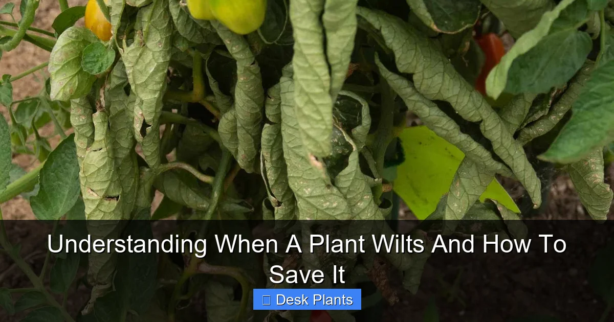 Understanding When A Plant Wilts And How To Save It
