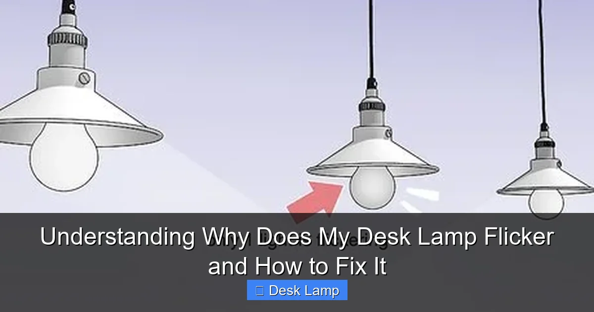 Understanding Why Does My Desk Lamp Flicker and How to Fix It