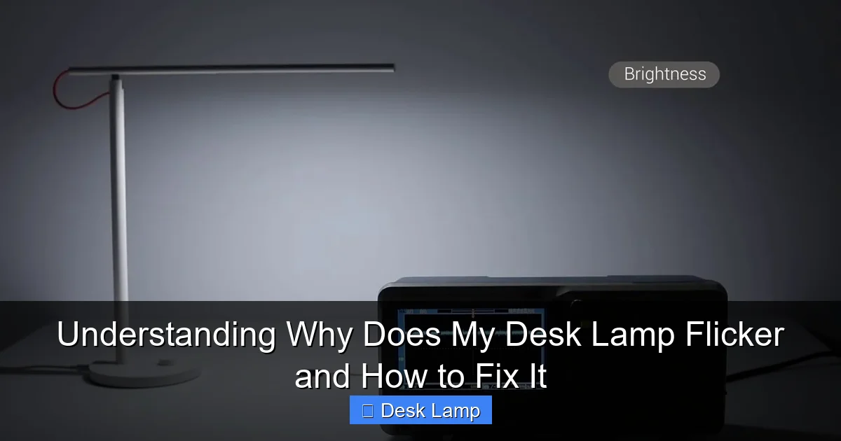 Understanding Why Does My Desk Lamp Flicker and How to Fix It