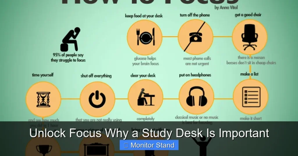 Unlock Focus Why a Study Desk Is Important