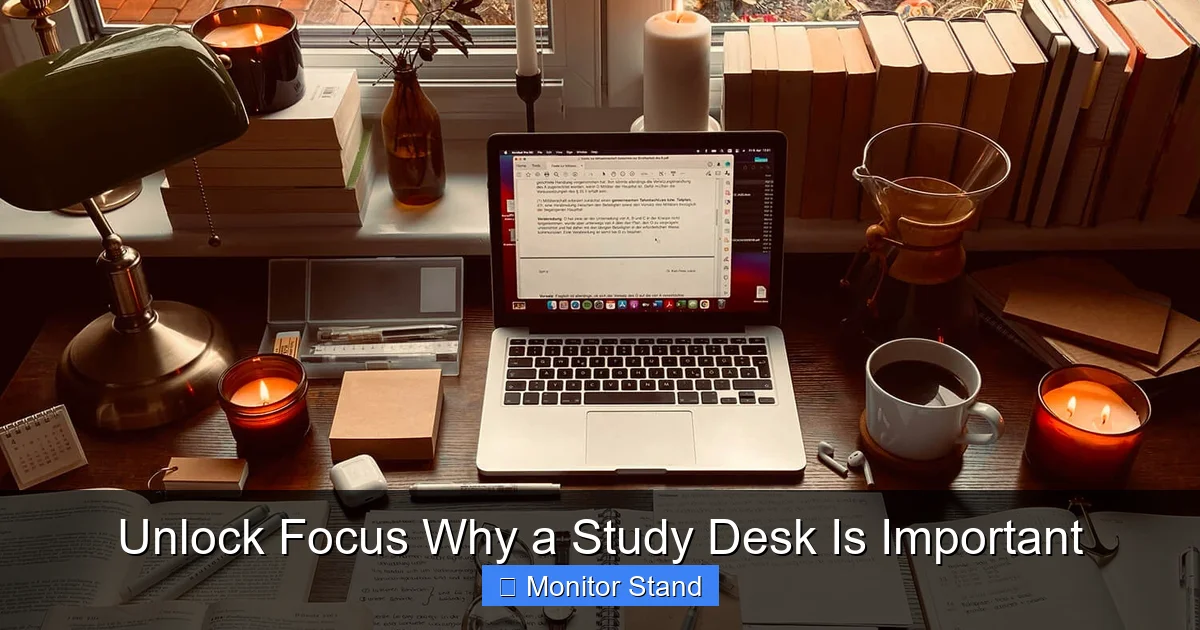 Unlock Focus Why a Study Desk Is Important