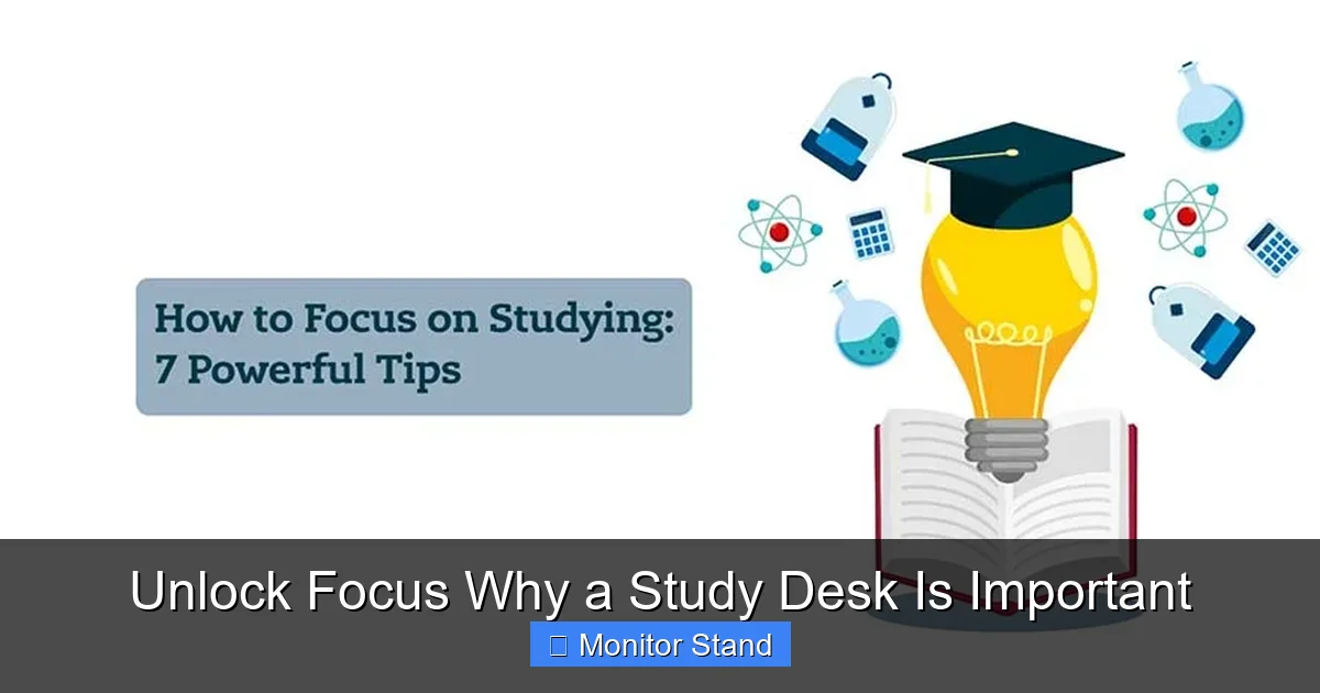 Unlock Focus Why a Study Desk Is Important
