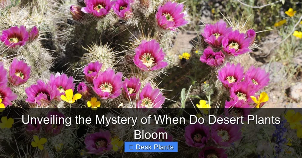 Unveiling the Mystery of When Do Desert Plants Bloom