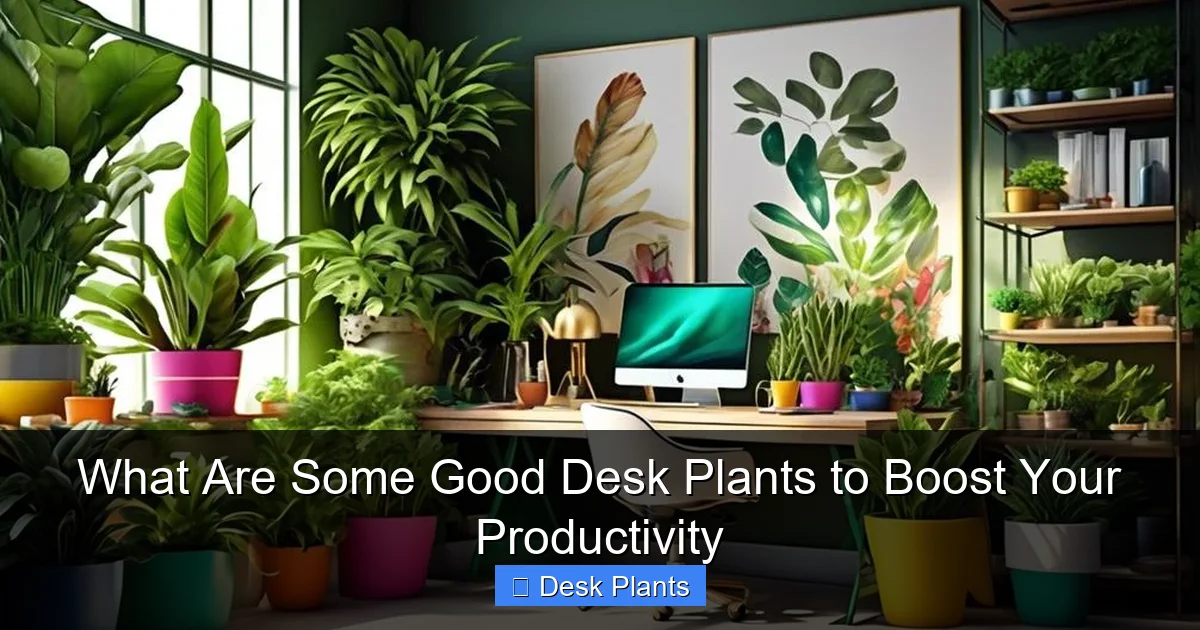 What Are Some Good Desk Plants to Boost Your Productivity