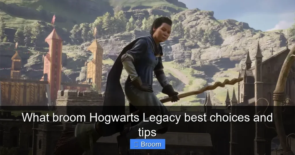 What broom Hogwarts Legacy best choices and tips