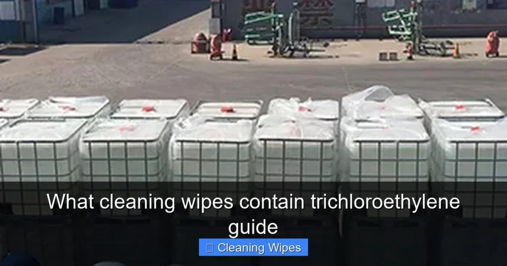 What cleaning wipes contain trichloroethylene guide