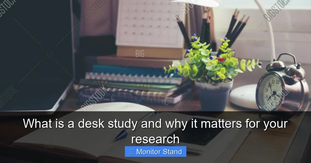 What is a desk study and why it matters for your research