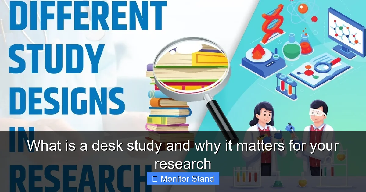 What is a desk study and why it matters for your research