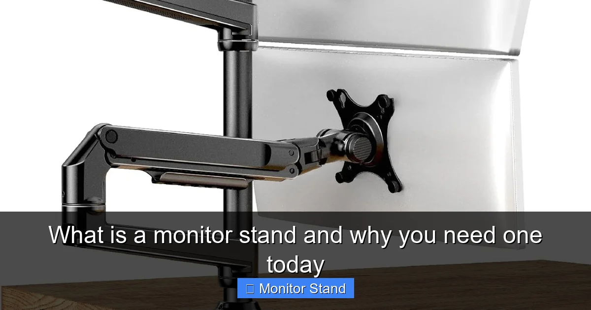 What is a monitor stand and why you need one today