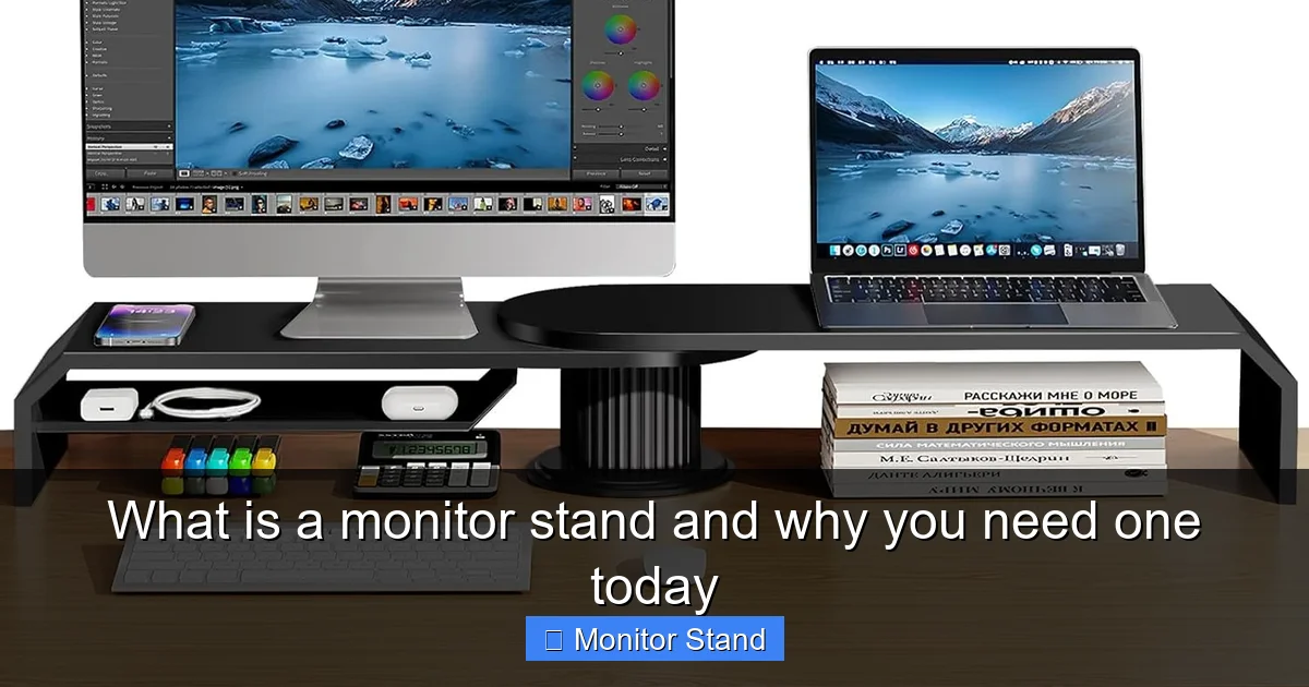 What is a monitor stand and why you need one today